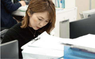 資材販売の様子