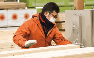 プレカットの様子