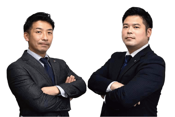 タカシマホールディングス株式会社　代表取締役社長　髙島正太郎、代表取締役専務　髙島　正嗣